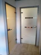 Glazen binnendeur, Doe-het-zelf en Verbouw, Deuren en Horren, Ophalen, Gebruikt, 80 tot 100 cm, Binnendeur