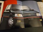 Brochure Peugeot 205 GTi 1991, Ophalen of Verzenden, Zo goed als nieuw, Peugeot