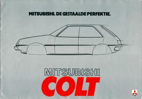 Folder Mitsubishi Colt 1979, Boeken, Auto's | Folders en Tijdschriften, Gelezen, Mitsubishi, Ophalen of Verzenden