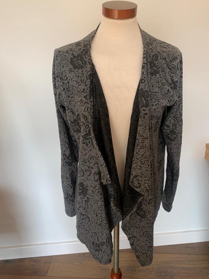 ONLY grijs wikkelvest kimono barokke NIEUW maat M  , Kleding | Dames, Truien en Vesten, Nieuw, Maat 38/40 (M), Grijs, Ophalen of Verzenden