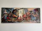 Metalen Schilderij New York – 3D – 160x60 cm, Ophalen