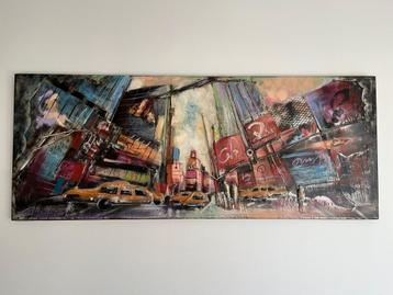Metalen Schilderij New York – 3D – 160x60 cm beschikbaar voor biedingen