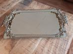 Antiek dienblad., Huis en Inrichting, Woonaccessoires | Dienbladen, Ophalen, Gebruikt, Rechthoekig, Hout