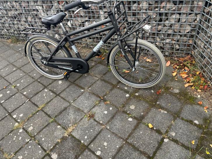 Alpina Cargo Kinderfiets 20 inch mat zwart, Fietsen en Brommers, Fietsen | Kinderfietsjes, Gebruikt, 20 inch of meer, Ophalen