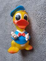 Vintage Donald Duck Rubberen Pieper Speelgoed uit Italië, Verzamelen, Disney, Ophalen of Verzenden, Donald Duck, Gebruikt, Beeldje of Figuurtje