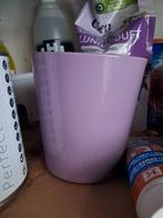 Leuke paarse bloempot, Kunststof, Rond, Binnen, Ophalen of Verzenden