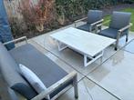 Mooie loungeset met loungebank en loungestoelen, 4 zitplaatsen, Gebruikt, Ophalen of Verzenden, Loungeset