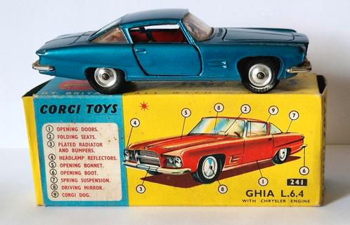 Corgi 241 Ghia L6.4, Hobby en Vrije tijd, Modelauto's | 1:43, Nieuw, Auto, Corgi, Verzenden