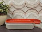 Tupperware oranje rasp raspaardje met deksel, Huis en Inrichting, Keuken | Tupperware, Tupperware, ., Overige typen, Oranje
