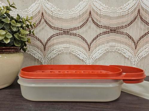 Tupperware oranje rasp raspaardje met deksel, Huis en Inrichting, Keuken | Tupperware, Zo goed als nieuw, Overige typen, Oranje