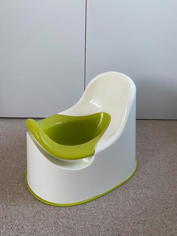 Pot met zitje voor dreumes Ikea groen: uitneembare = handig!, Kinderen en Baby's, Badjes en Verzorging, Gebruikt, Overige typen