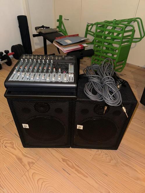 Behringer PMP500 Bundle, Muziek en Instrumenten, Versterkers | Keyboard, Monitor en PA, Zo goed als nieuw, P.A., Minder dan 500 watt