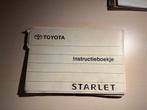 Toyota Starlet Instructieboekje 1990, Auto diversen, Ophalen of Verzenden