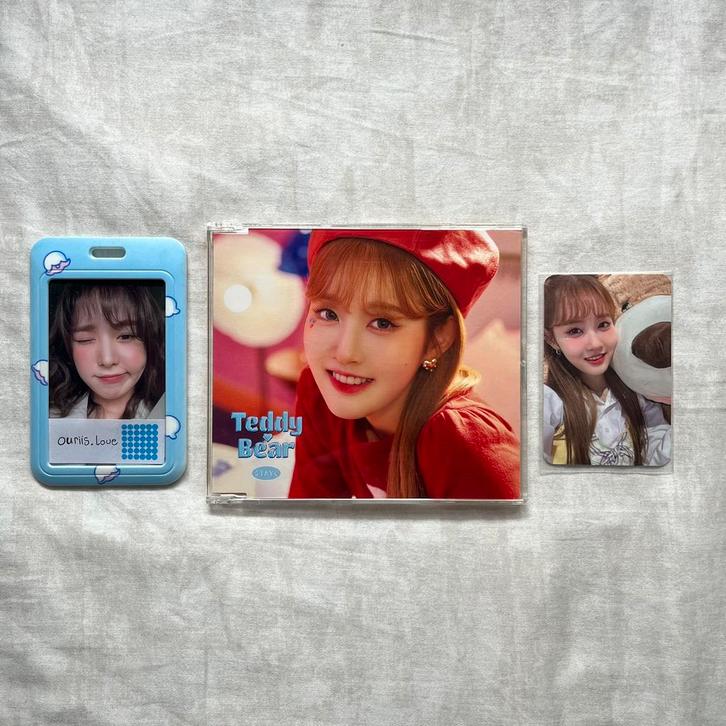 Kpop Stayc Teddy Bear Japanese album (Sieun ver.), Verzamelen, Muziek, Artiesten en Beroemdheden, Zo goed als nieuw, Cd of Plaat