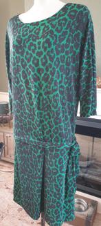 Ambika prachtige groene luipaard jurk M 38 40 10 euro incl, Kleding | Dames, Jurken, Ambika, Groen, Knielengte, Maat 38/40 (M)