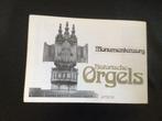 Historische Orgels Monumentenzorg vouwblad, Ophalen of Verzenden, 20e eeuw of later, Zo goed als nieuw