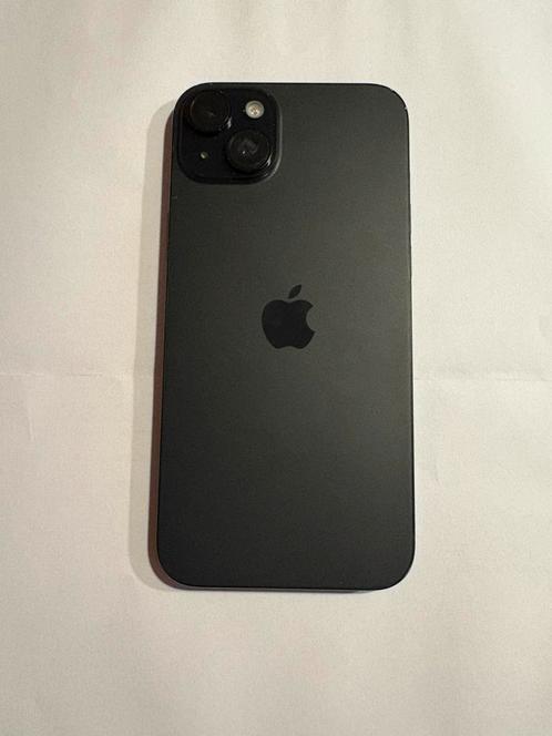 iPhone 15 plus 128 gb zwart, Telecommunicatie, Mobiele telefoons | Hoesjes en Frontjes | Apple iPhone, Zo goed als nieuw, Verzenden