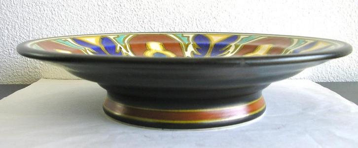 Prachtige schaal Zuid Holland decor Ting en Saba vaasje, Antiek en Kunst, Antiek | Keramiek en Aardewerk, Ophalen of Verzenden