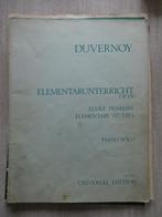 Bladmuziek piano Duvernoy, Piano, Gebruikt, Ophalen of Verzenden