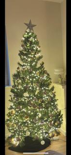 Kunst kerstboom 210cm hoog, Ophalen, Zo goed als nieuw