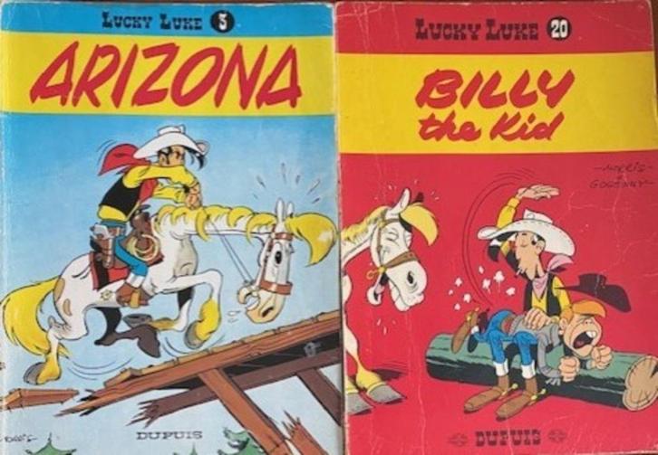 LuckyLuke:1-3-5-6-7-8-9-11-13-14-15-16-17-19-20-21-25+Dupuis, Boeken, Stripboeken, Zo goed als nieuw, Eén stripboek, Ophalen of Verzenden