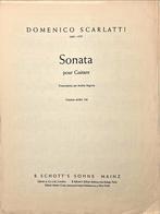 Scarlatti Sonata pour Guitare - Segovia transcriptie, Gitaar, Klassiek, Ophalen of Verzenden, Zo goed als nieuw