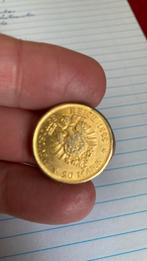 Duitse rijk 20 Mark 1888 vals goud, Postzegels en Munten, Ophalen of Verzenden, Losse munt