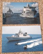 2 foto’s marine: Zr Ms Tromp F803, Verzenden, Marine, Nederland, Foto of Poster