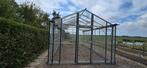 hobbykas 342x580cm refurbished duurzaam stormvast, Ophalen, Glas, Zo goed als nieuw, Staal