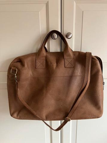 Myomy My Philip Bag: werktas laptoptas hunter mid brown