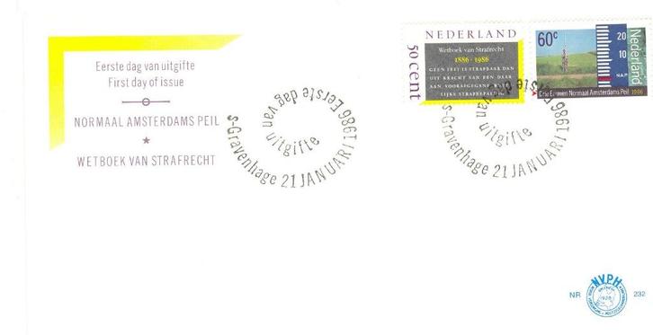 TSS Kavel 130009 Nederland ED minr 232, Postzegels en Munten, Postzegels | Nederland, Gestempeld, Na 1940, Ophalen