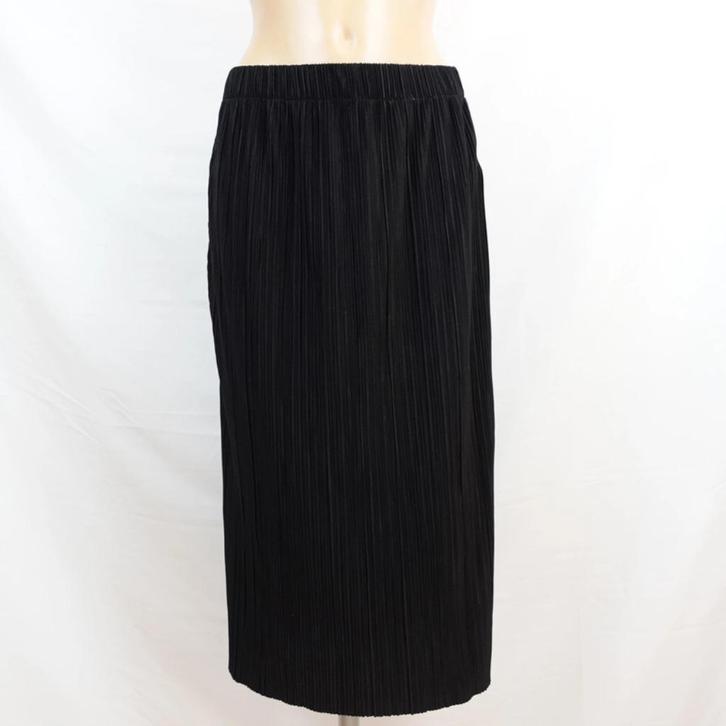 Weekday Zwarte Geplooide Maxi Rok Maat XS, Kleding | Dames, Rokken, Zo goed als nieuw, Maat 34 (XS) of kleiner, Zwart, Onder de knie
