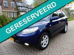 Hyundai Santa Fe 2.7i V6 2WD Clima Cruise Trekhaak 2.000kg., Voorwielaandrijving, Gebruikt, 2000 kg, Blauw