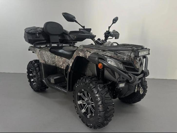 CFMOTO CFORCE 520 L 4x4 EPS CAMO 2023 NL-kentek Koffer Lier, Motoren, Quads en Trikes, 1 cilinder, Ophalen