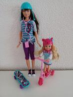 Barbie Sisters Skateboard! uit 2010, Verzamelen, Gebruikt, Ophalen of Verzenden, Pop