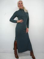 *Abfab Vintage Groene Winterjurk met Splitten L*, Maat 42/44 (L), Ophalen of Verzenden, Zo goed als nieuw, Onder de knie