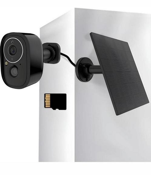 KUUS Solar Outdoor Cam3 - Draadloos  incl 32gb sdkaart, Audio, Tv en Foto, Videobewaking, Nieuw, Buitencamera, Ophalen of Verzenden