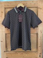 Gucci Heren Polo Shirt maat M Bruin, Kleding | Heren, Polo's, Ophalen of Verzenden, Nieuw, Maat 48/50 (M), Bruin
