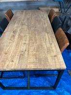 Lange eettafel, Huis en Inrichting, Tafels | Eettafels, 200 cm of meer, Zo goed als nieuw, Vijf personen of meer, Rechthoekig