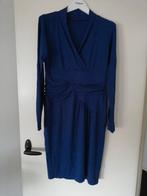 Expresso M blauwe jurk, elegant. gerimpelde taille, Ophalen of Verzenden, Gedragen, Blauw