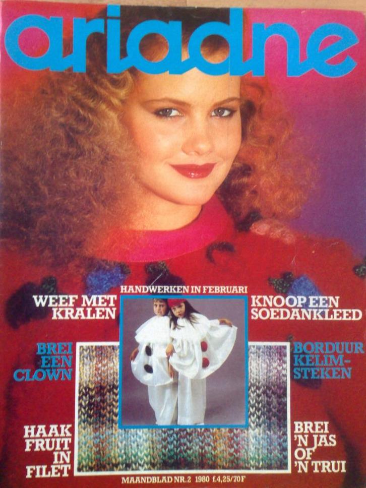 5 x Ariadne uit jaargang 1980, Hobby en Vrije tijd, Breien en Haken, Zo goed als nieuw, Breien of Haken, Patroon of Boek, Verzenden