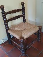 Vintage haardstoeltje stijl Charles Dudouyt, Antiek en Kunst, Antiek | Meubels | Stoelen en Banken, Ophalen of Verzenden