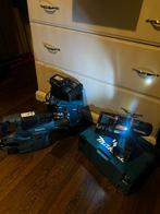 Makita Set: DDF485, DHR242, Radio + 3 Accu's & Laders, Doe-het-zelf en Verbouw, Gereedschap | Boormachines, Gebruikt, Ophalen of Verzenden
