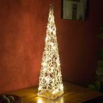 ❤️ OPRUIMING -2X LED Acryl Kegel Piramide 30 LED's Warmwit, Diversen, Kerst, Nieuw, Ophalen of Verzenden