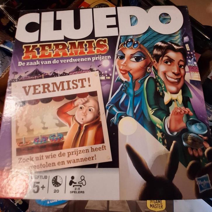 Cluedo Kermis - De zaak van de verdwenen prijzen, Hobby en Vrije tijd, Gezelschapsspellen | Bordspellen, Ophalen of Verzenden