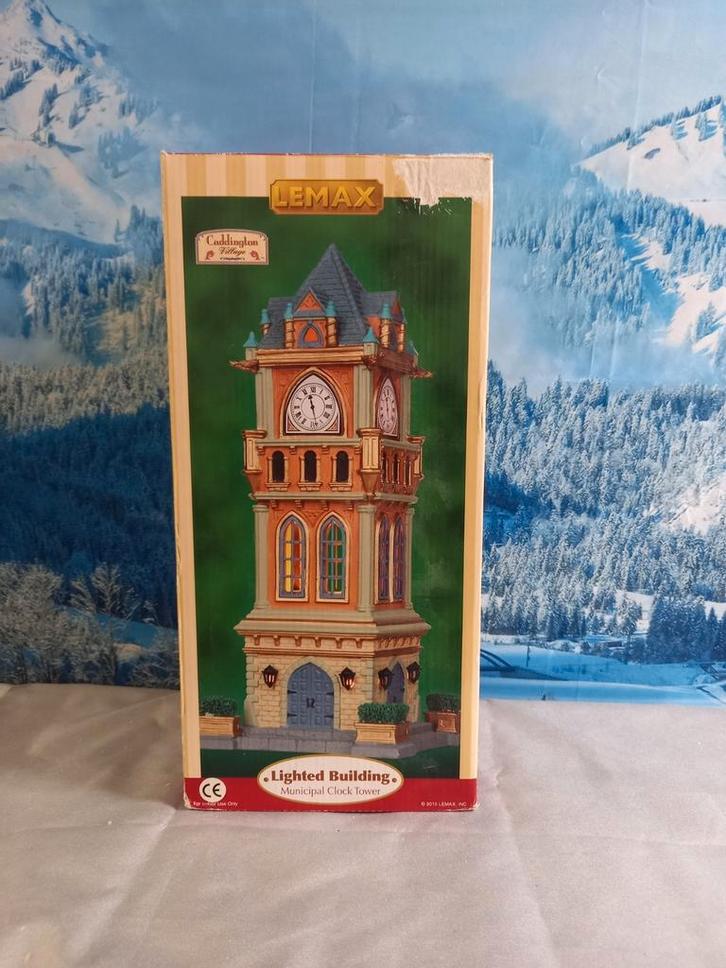 Lemax Minicipal clock Tower, Diversen, Kerst, Zo goed als nieuw, Ophalen of Verzenden