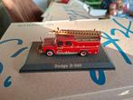 Dodge D-500 brandweer auto, Ophalen of Verzenden, Groter dan 1:32, Auto, Overige merken