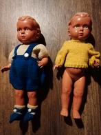 2 vooroorlogse popjes, Verzamelen, Poppen, Ophalen, Gebruikt, Pop