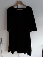 H&M Zwarte Jurk Met Driekwart Mouwen Maat XL, H&M, Verzenden, Zwart, Maat 46/48 (XL) of groter
