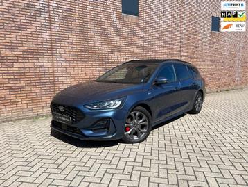 Ford Focus Wagon 1.0 Hybrid ST LineX 155pk LEER-PANO-KEYLESS beschikbaar voor biedingen
